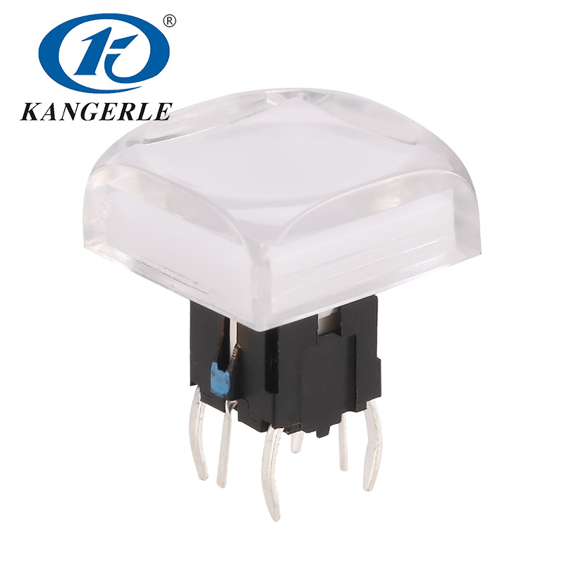 帶燈輕觸開關6x6x13D-方蓋